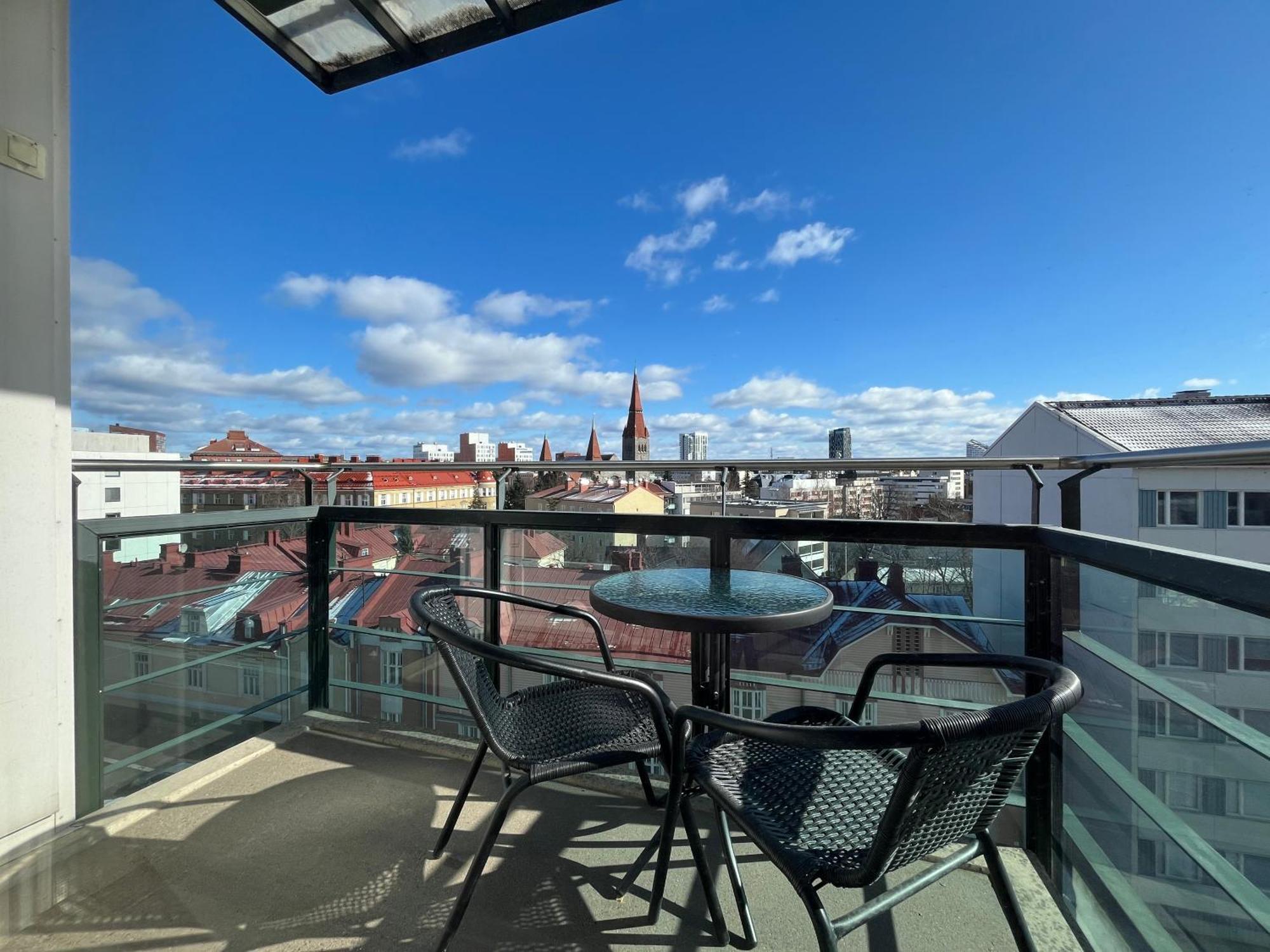 City Home Finland Tampella - City View, Own Sauna, One Bedroom, Furnished Balcony And Great Location 탐페레 외부 사진